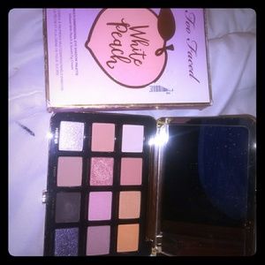 High end makeup. Too Faced White Peach palette